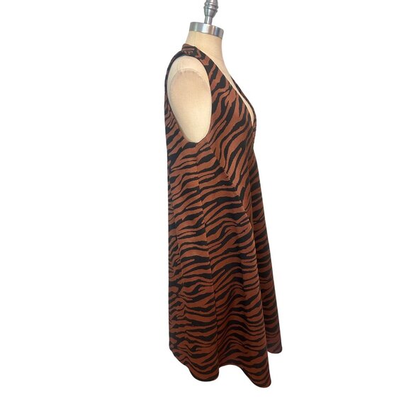 House Of Lancry Animal Print Oversized Sleeveless Dress Small NWT - Picture 2 of 5